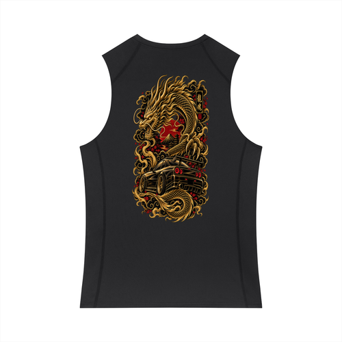 Gym,Workout,Dragon,TankTop,Car