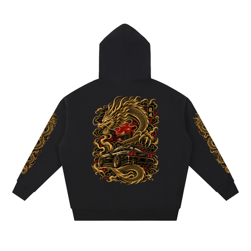 Dragon,Car,Hoodie,Sweater